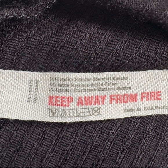 Free People Intimately Ribbed Sleeveless Body Suit Black Womens Medium - Picture 4 of 7